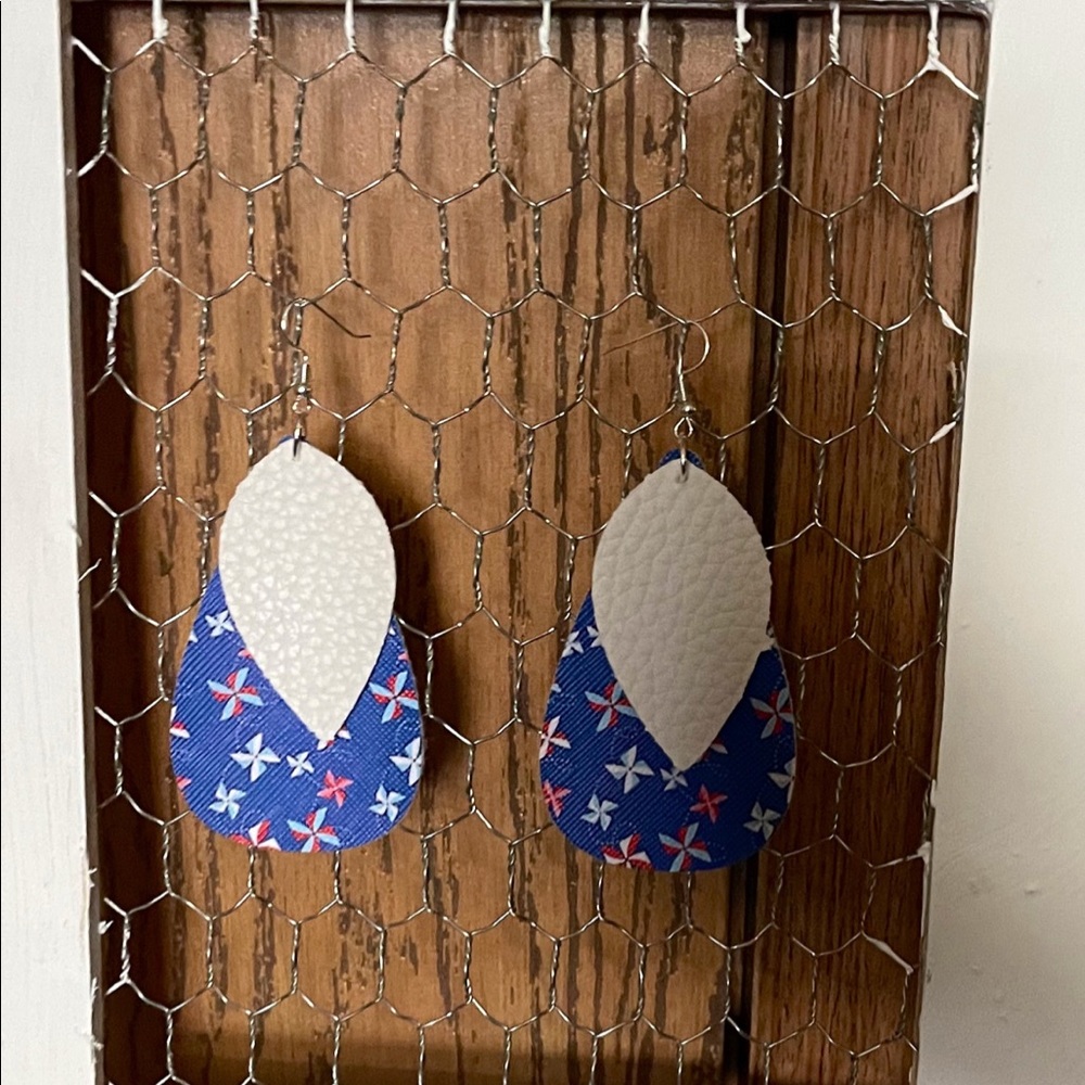 Fourth of July earrings